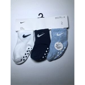 Nike Baby Ankle Gripper Socks 3-pack 6-12 Months